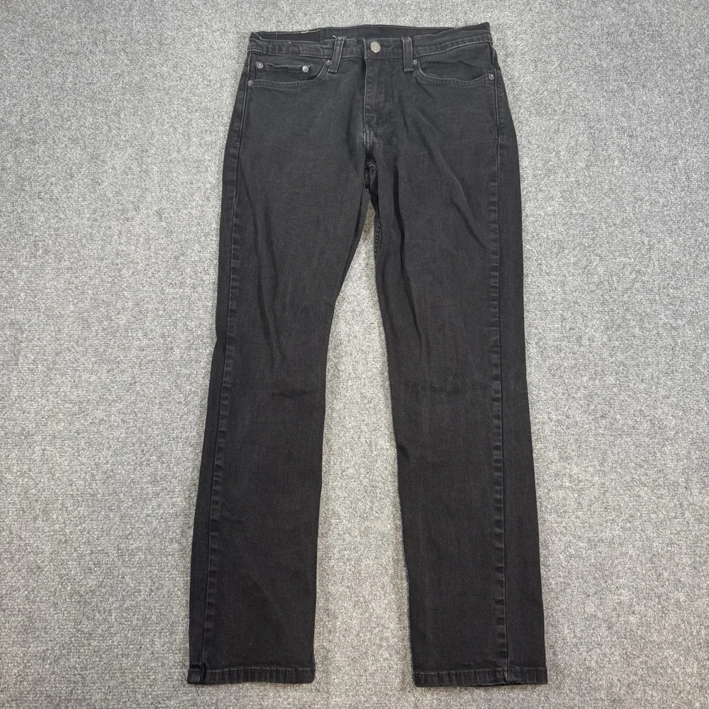 Levi's Jeans Mens 32x32 (Fits 30x29) Black 511 Slim Fit Denim Stretch
